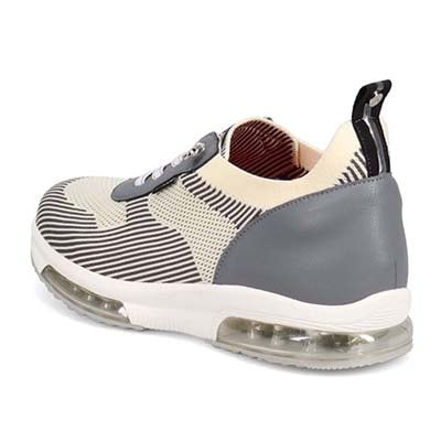 エル スポーツ ELLESPORT ニットスニーカー　ESP12593 GRAY/WHITE 23