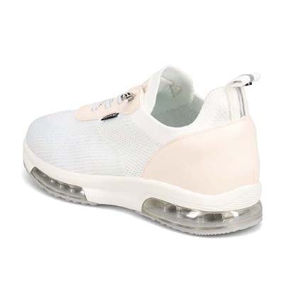 エル スポーツ ELLESPORT ニットスニーカー　ESP12593 WHITE 23