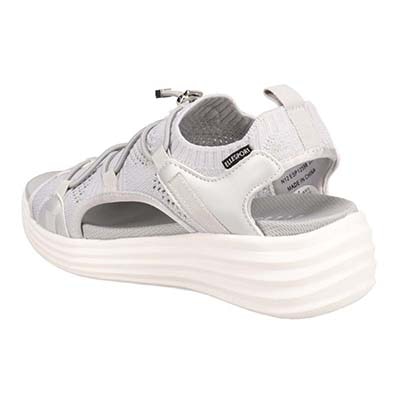 エル スポーツ ELLESPORT メッシュデザインニットサンダル　ESP12598 GRAY 23.0