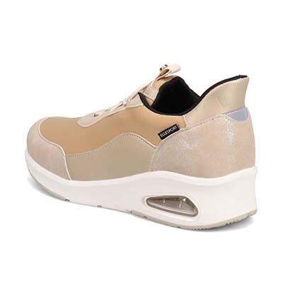 エル スポーツ ELLESPORT クイックフィットエアソールスニーカー　ESP12599 BEIGE 23.0