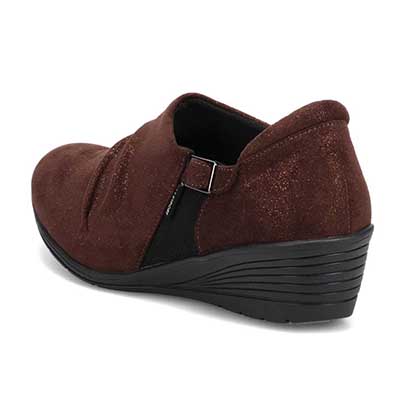 エル スポーツ ELLESPORT 軽量ウェッジアンクルシューズ ESP12721 D-BROWN-M 23.0