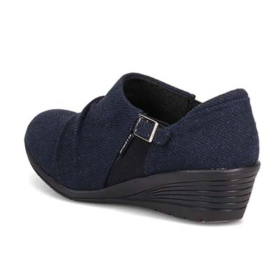 エル スポーツ ELLESPORT 軽量ウェッジアンクルシューズ ESP12721 D-NAVY-Tex 23.0