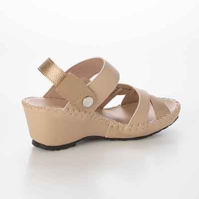 エル スポーツ ELLESPORT 　2WAYウェッジサンダル　ESP12741 OAK 23.0