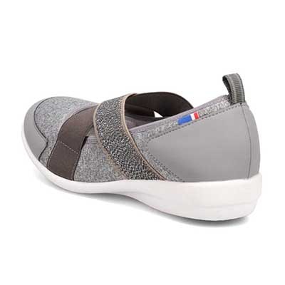 エル スポーツ ELLESPORT クロスベルトバレエシューズ　ESP14502 GRAY 23.0