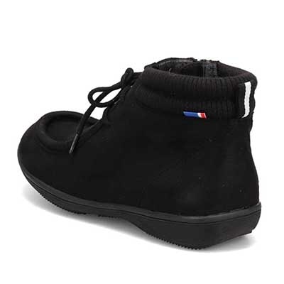 エル スポーツ ELLESPORT レースアップカジュアルブーツ　ESP14503 BLACK 23.0