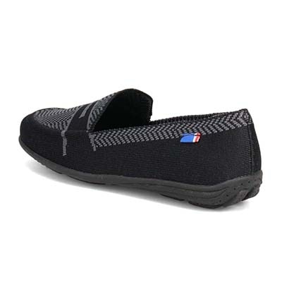 エル スポーツ ELLESPORT ニットドライビングシューズ　ESP14506 BLACK M　(23.0～23.5)