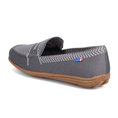 エル スポーツ ELLESPORT ニットドライビングシューズ　ESP14506 GRAY M　(23.0～23.5)