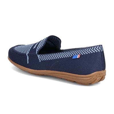 エル スポーツ ELLESPORT ニットドライビングシューズ　ESP14506 NAVY M　(23.0～23.5)