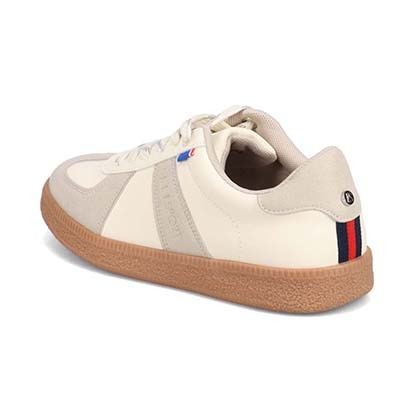 エル スポーツ ELLESPORT ジャーマントレーナースニーカー　ESP14508 WHITE 23.0