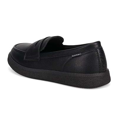 【ユニセックス】エル スポーツ ELLESPORT　オンオフ兼用！歩きやすさを追求したローファースニーカー　ESP14509 BLACK 23.0