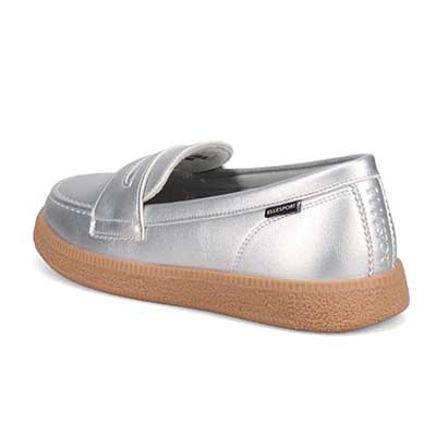 エル スポーツ ELLESPORT　オンオフ兼用！歩きやすさを追求したローファースニーカー　ESP14509 SILVER 23.0