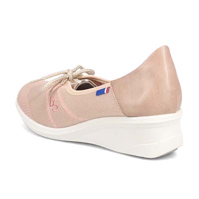 エル スポーツ ELLESPORT ニットレースアップシューズ　ESP14709 GRAY 23.0