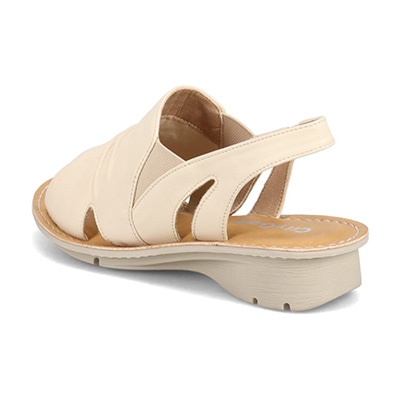 シティ ゴルフ City Golf アウトステッチ製法 ウェッジサマーサンダル GFL20103 IVORY M　(23.0～23.5)