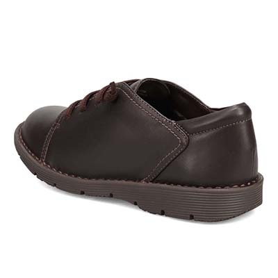 シティ ゴルフ City Golf  ゆったり足入れ アウトステッチ製法 レースアップカジュアルシューズ　GFL20126 D-BROWN 23.0