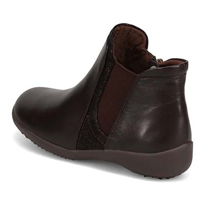 シティ ゴルフ City Golf 幅広4Eラスト サイドゴアブーツ GFL20149 D-BROWN 23.0