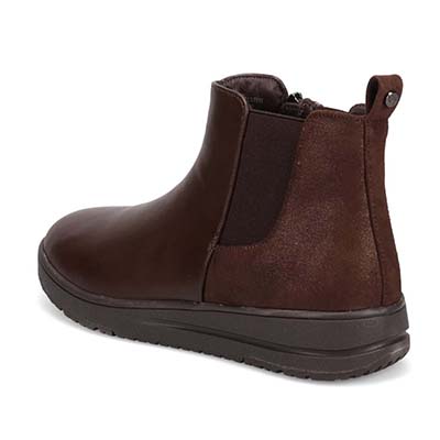 ゴルフトラベラー ゆったりサイドゴアショートブーツ　GFL2105V D-BROWN 23.0