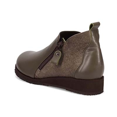 シティ ゴルフ City Golf  幅広５Eラストのカジュアルブーツ 防滑ソール　GFL5308H D-KHAKI/C 23.0