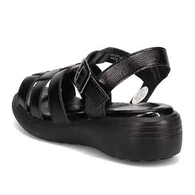 シティゴルフ 幅広グラディエーターサンダルプレミアム　GFL6301V BLACK 23.0