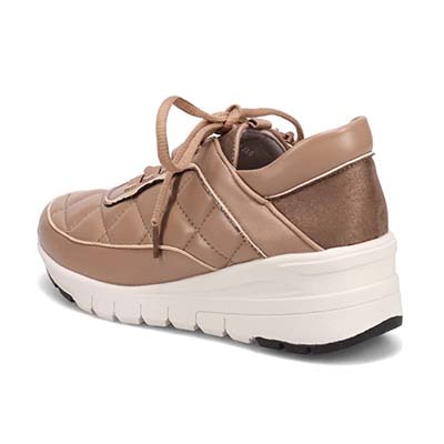 【撥水加工】HIROKO KOSHINO ヒールアップスニーカー  HKL1202 OAK 23.0