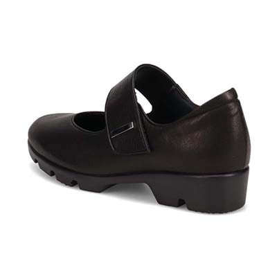 HIROKO KOSHINO 軽やかな履き心地♪甲ベルト付き カジュアルパンプス  HKL3614 BLACK 23.0