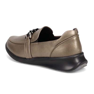 HIROKO KOSHINO チェーン金具付き ローファー　HKL6205 SILVER 23.0