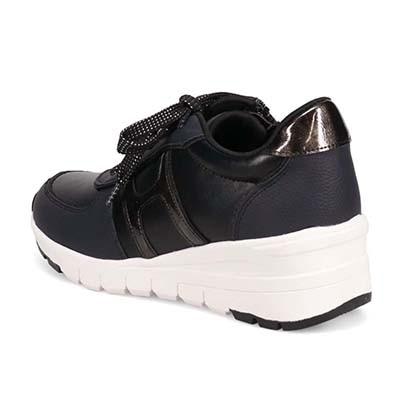 HIROKO KOSHINO スタイルアップスニーカー　HKL6211 BLACK 23