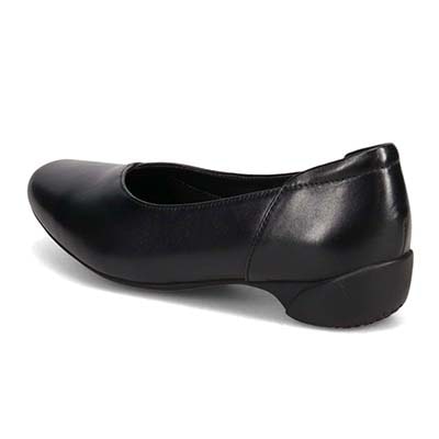 HIROKO KOSHINO 斜めVカットカジュアルパンプス HKL7511 BLACK 23.0