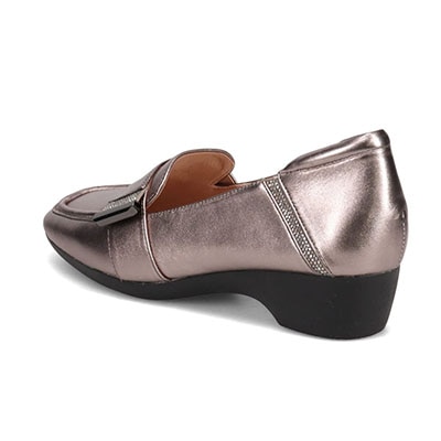 HIROKO KOSHINO ラインストーン付き　ローファーパンプス　HKL8003 BLACK 23.0