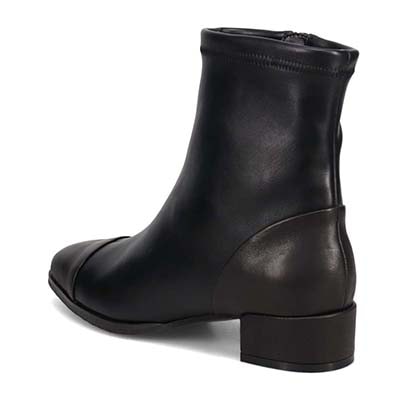 HIROKO KOSHINO 撥水加工ショートブーツ　HKL8005 BLACK 23.0