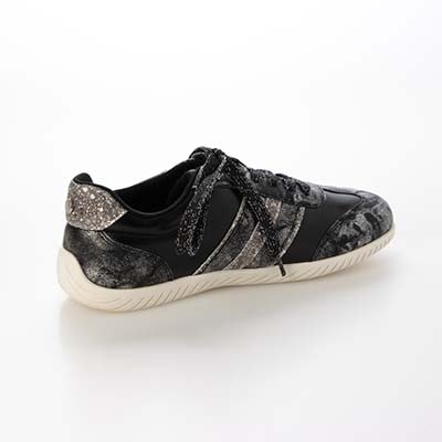 HIROKO KOSHINO レースアップスニーカー　HKL9000 BLACK 23.0