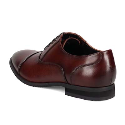 【大きいサイズ】HIROKO KOSHINO HOMME  メンズ エレガント 内羽根ストレートチップドレスシューズ　HR5005 BROWN 28.0