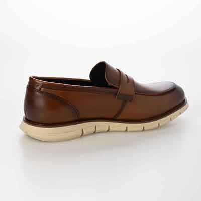 HIROKO KOSHINO HOMME  メンズ スリッポンドレスシューズ　HR5014 BROWN 25.0
