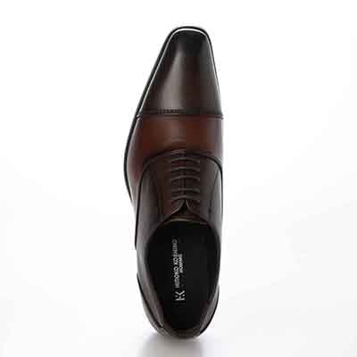HIROKO KOSHINO HOMME  メンズ 内羽根ストレートチップドレスシューズ　HR5016 D-BROWN/BROWN 25.0