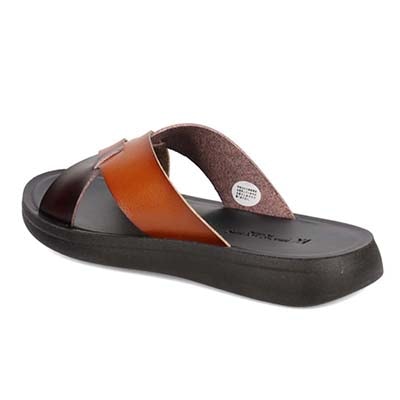 HIROKO KOSHINO HOMME  メンズ フラットサンダル　HR5911 BROWN/DARKBROWN M（25～25.5）