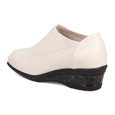 【防水加工】HIROKO KOSHINO FEMME　ストレッチパンプス　HRL1005 IVORY 23.0