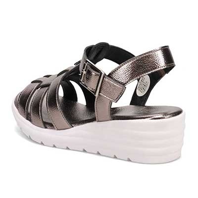 HIROKO KOSHINO FEMME　ウエッジソールグルカサンダル　HRL2006 ETHANE M　(23.0～23.5)