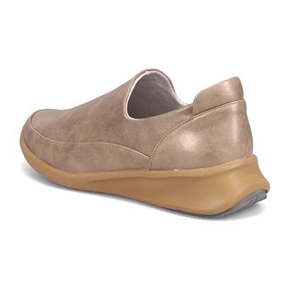 HIROKO KOSHINO FEMME　グラスファイバー入り寒冷地用ソールの上品なスリップオン　HRL2023 L-BROWN 23.0