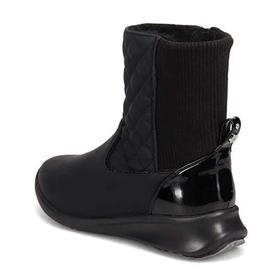 HIROKO KOSHINO FEMME　グラスファイバー入り寒冷地用スノーブーツ　HRL2024 BLACK 23.0