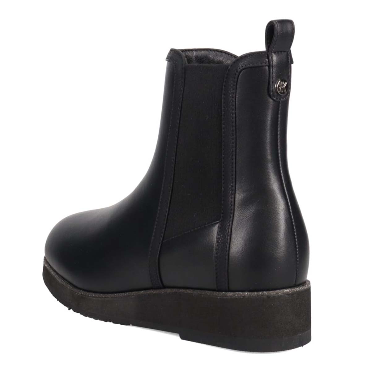 【撥水加工】HIROKO KOSHINO FEMME グラスファイバー配合ソール・サイドゴアブーツ　HRL4008 BROWN 23.0