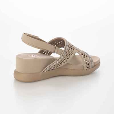 HIROKO KOSHINO FEMME ウェッジサンダル　HRL5010 BEIGE M　(23.0～23.5)