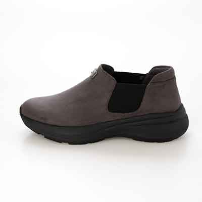 HIROKO KOSHINO FEMME シンプルなサイドゴアブーティ HRL5012 GRAY-SILKY 23.0