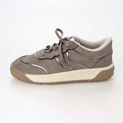 HIROKO KOSHINO FEMME 毎日のお出かけに映える大人スニーカー HRL7003 GRAY 23.0