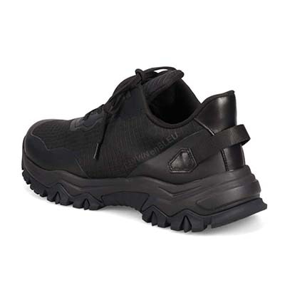 ランバンオンブルー LANVIN en Bleu 「リカバリーインソール」搭載で指圧効果により血行を115％促進。トレイルランニングスニーカー　LB1006XR BLACK 25.0