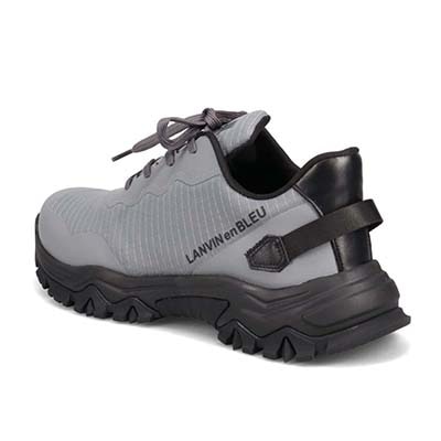 ランバンオンブルー LANVIN en Bleu 「リカバリーインソール」搭載で指圧効果により血行を115％促進。トレイルランニングスニーカー　LB1006XR GRAY 25.0