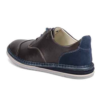 ランバンオンブルー LANVIN en Bleu 「Recovery Shiatsu Insole」搭載で指圧効果により血行を115％促進。LANVIN en Bleu　レースアップ カジュアルシューズ  LB1014XR D-GRAY 25.0