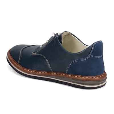 ランバンオンブルー LANVIN en Bleu 「Recovery Shiatsu Insole」搭載で指圧効果により血行を115％促進。LANVIN en Bleu　レースアップ カジュアルシューズ  LB1014XR NAVY 25.0