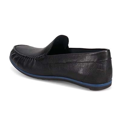 ランバンオンブルー LANVIN en Bleu 「リカバリーインソール」搭載で指圧効果により血行を115％促進。スリッポンカジュアルシューズ　LB1018XR BLACK 25.0