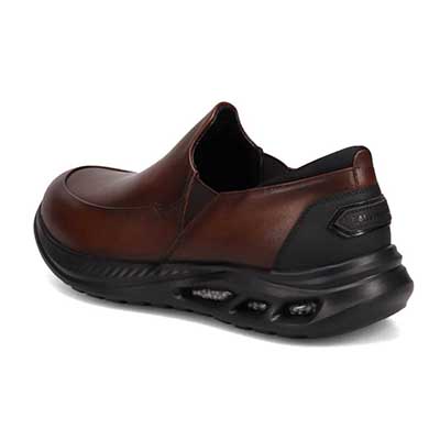 ランバンオンブルー LANVIN en Bleu 「リカバリーインソール」搭載で指圧効果により血行を115％促進。スリッポンカジュアルシューズ　LB1020XR BROWN 25