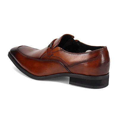 ルーテシア LUTECIA  ロングノーズ  スリッポン・ビジネスシューズ  LU7810 BROWN 25.0