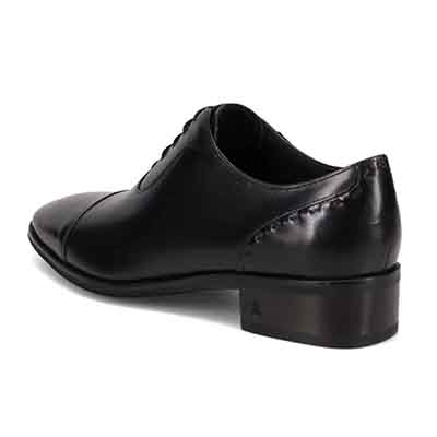 ランバンコレクション LANVIN COLLECTION 「Recovery Shiatsu Insole」搭載で指圧効果により血行をよくする。 軽量設計　内羽根ストレートチップドレスシューズ　LV1019XR BLACK 25.0